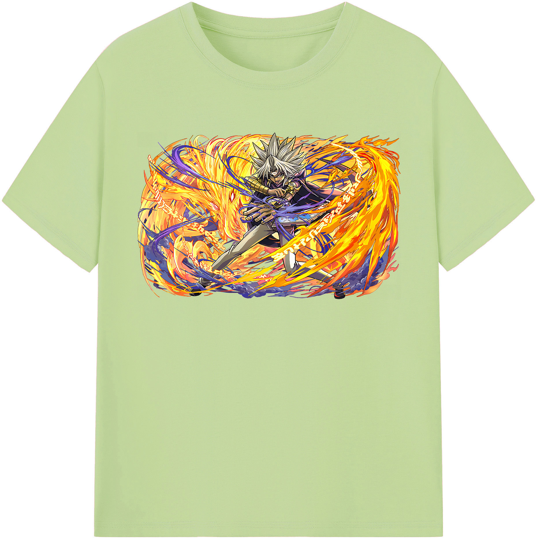 （画像用） 遊☆戯☆王 Yu-Gi-Oh! 綿100％半袖Tシャツ（フロントプリント）